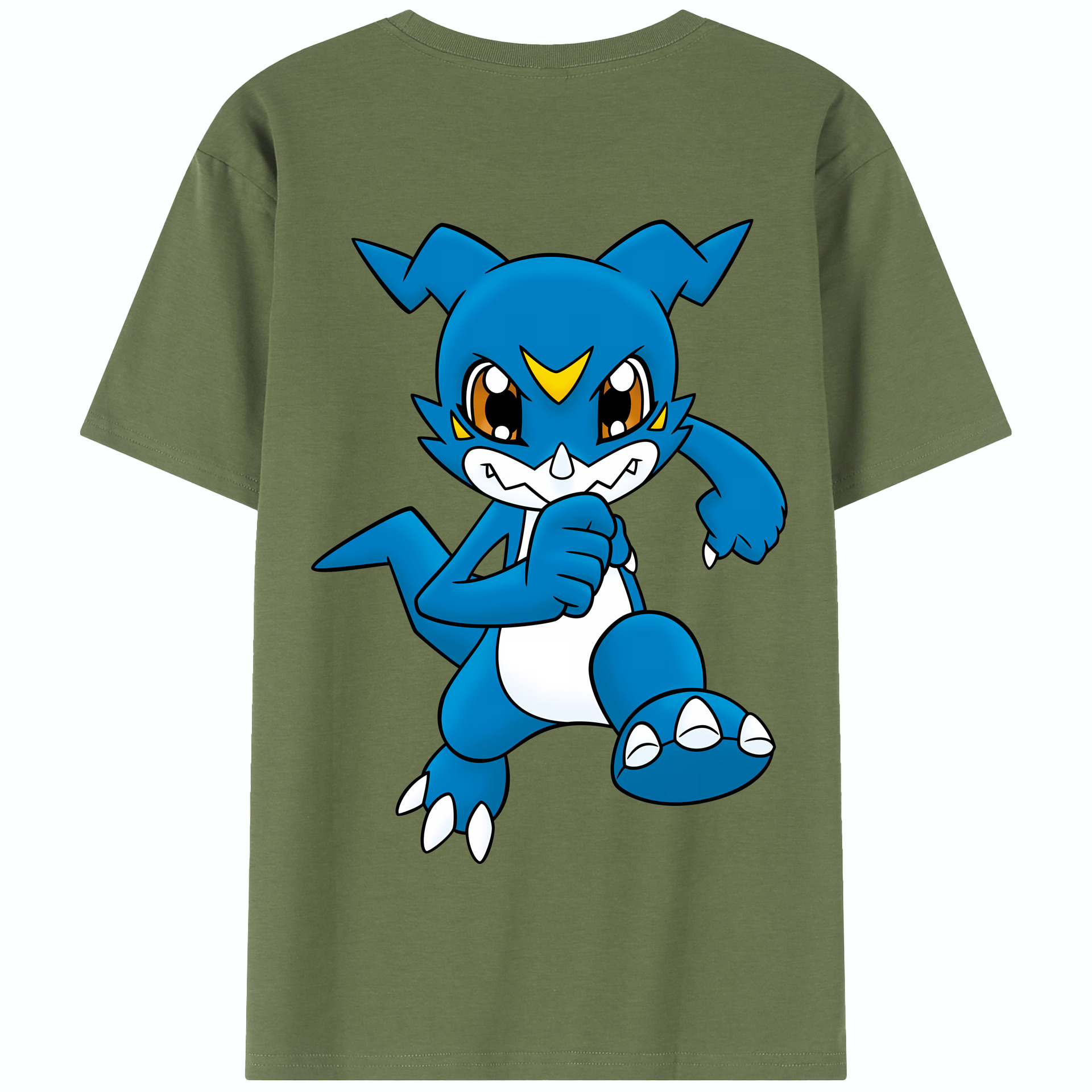 （画像用） Digimon デジタルモンスター/デジモン 綿100％半袖Tシャツ（背面プリント）